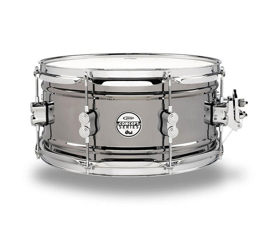 PDP Concept Series Black Nickel over Steel 13" x 6.5" Snare Drum, PDP Pacific Drums, DW Drum Workshop, Snare Drums, Black Nickel over Steel, Steel, Concept Series, 13" x 6.5"