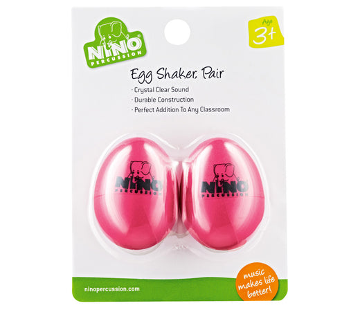 Nino Egg Shaker Pair, Pink, Meinl Percussion, Hand Percussion, Pink, Percussion Instruments