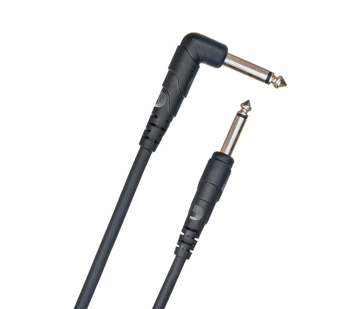 Daddario Classic Series 20ft Instrument Cable - Right Angle, Daddario, Guitar, Not Drums