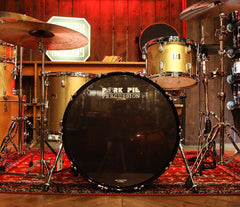 Pork Pie 'The Little Squealer' 3-Piece Drum Kit in Gold Champagne Lacquer