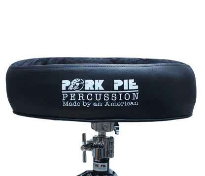 Pork Pie Big Boy Drum Throne in Black with Black Crush Top inc. Base