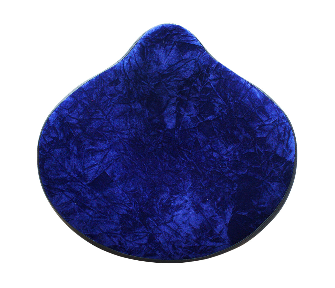 Pork Pie Big Boy Drum Throne in Black with Navy Crush Top inc. Base