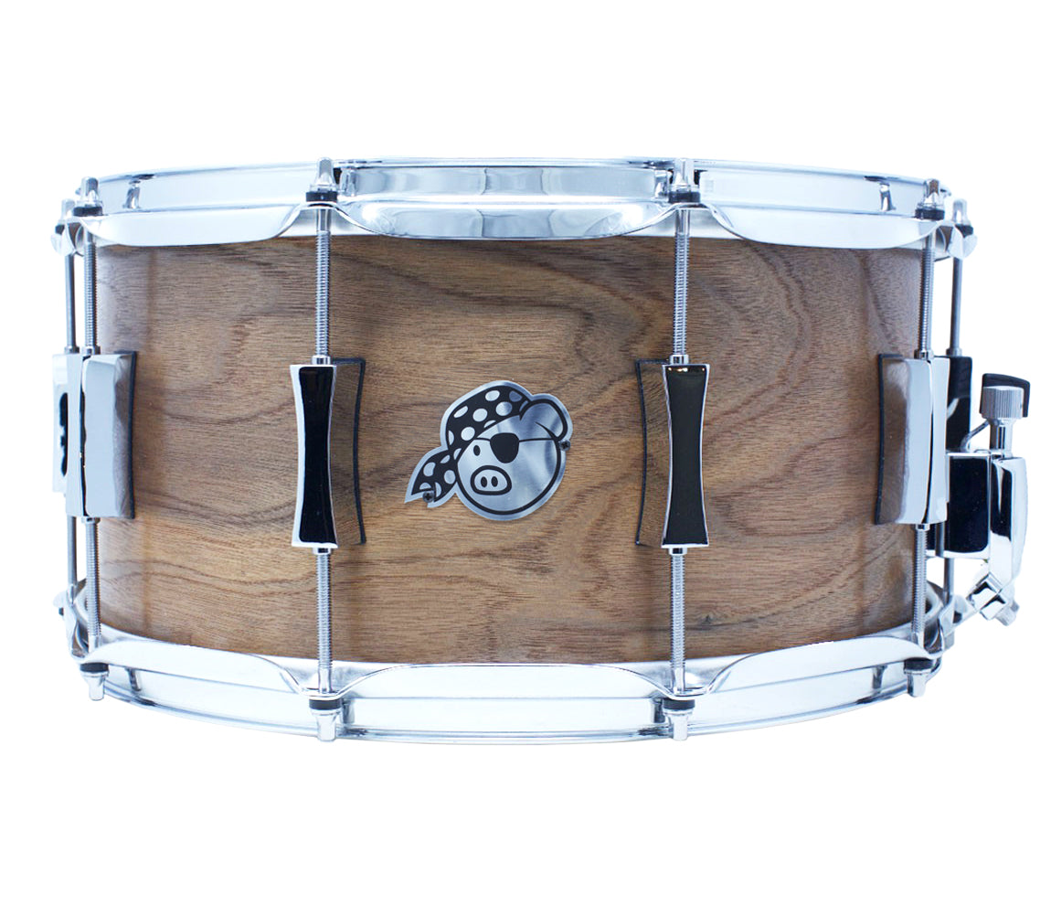 Pork Pie Exotic 14" x 7" Walnut Snare Drum