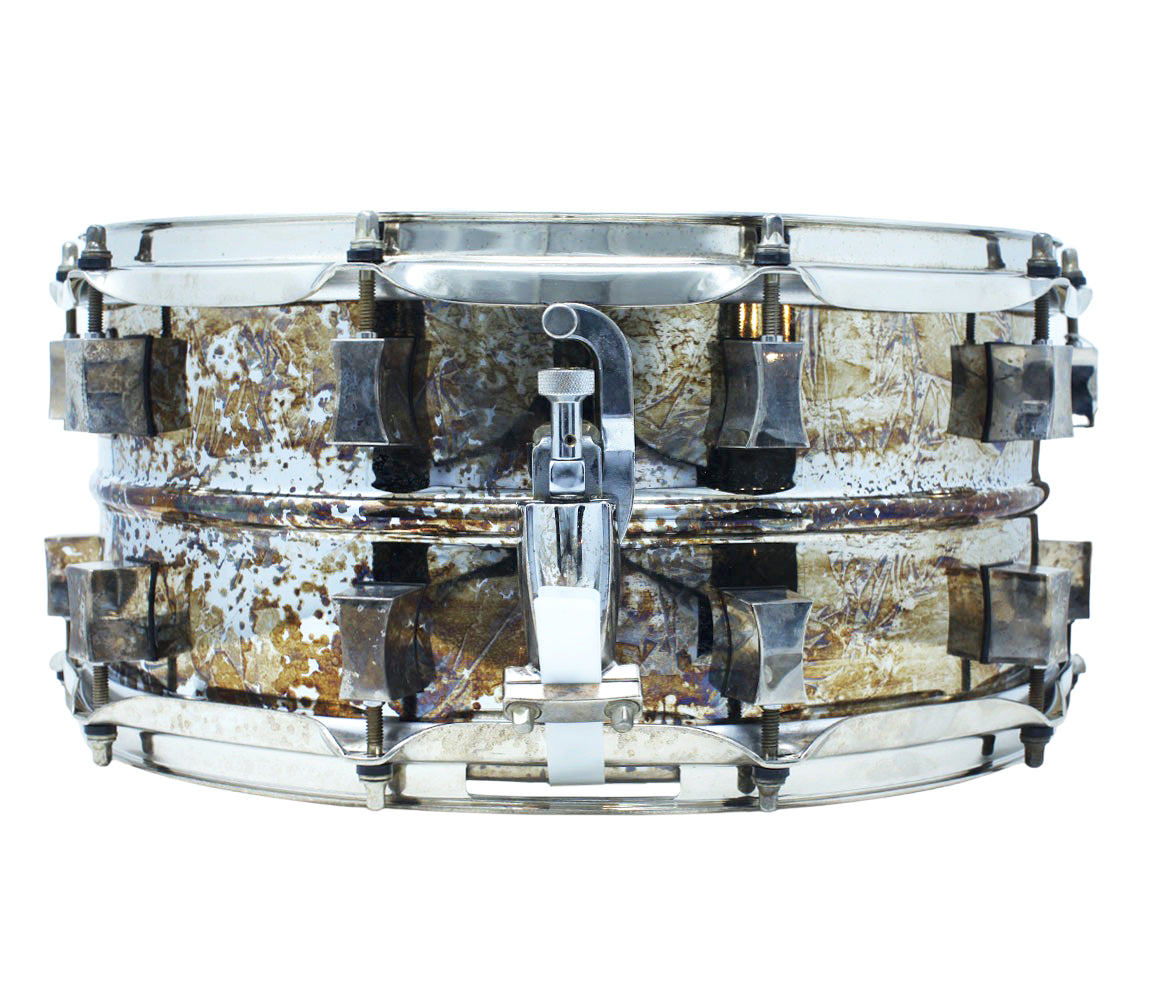 Pork Pie 'The Relic' 14" x 6.5" 'AGED' Steel Shell Snare Drum