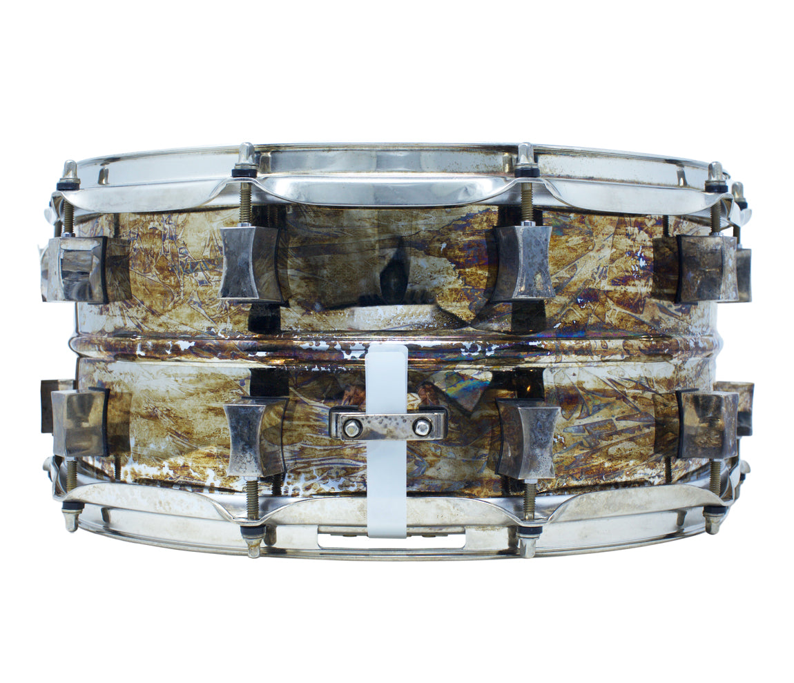 Pork Pie 'The Relic' 14" x 6.5" 'AGED' Steel Shell Snare Drum
