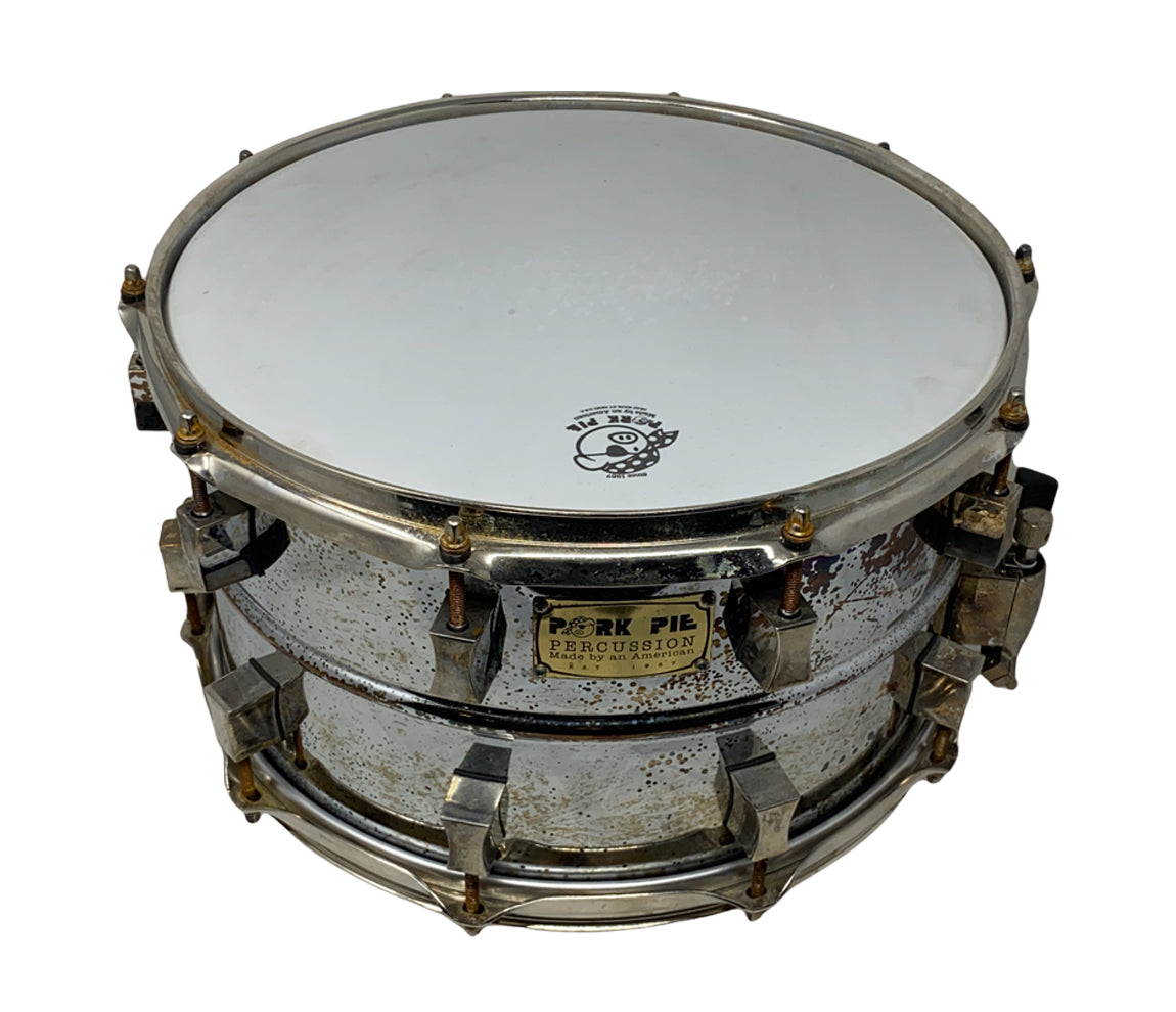 Pork Pie 'The Relic' 14" x 8" 'AGED' Steel Shell Snare Drum