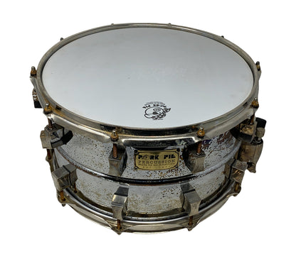 Pork Pie 'The Relic' 14" x 8" 'AGED' Steel Shell Snare Drum
