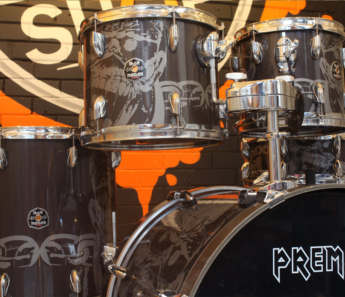 Pre-Loved Premier Spirit Of Iron Maiden 5-Piece Drum Kit