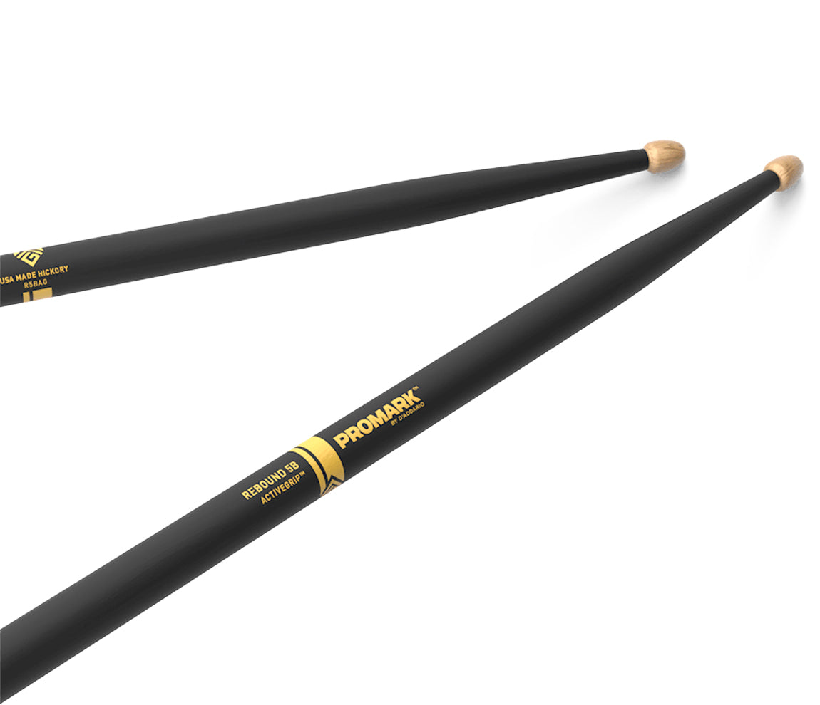 Promark Rebound 5B ActiveGrip Acorn Wood Tip Drumsticks