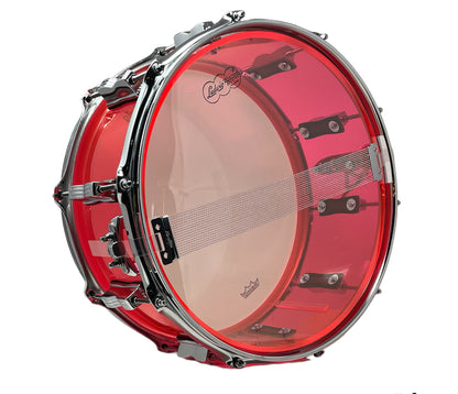 Ludwig USA Vistalite Snare Drum 14" x 6.5" In Pink Finish