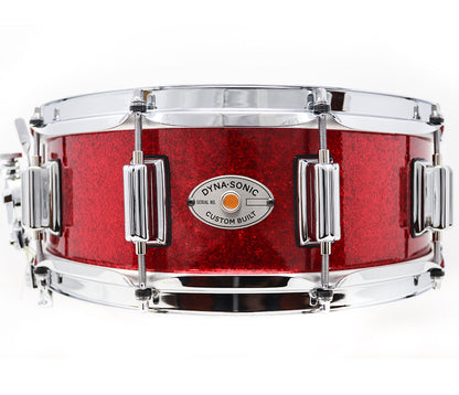 Rogers Dyna-Sonic Beavertail Lugs Red Sparkle 14" x 5" Snare Drum