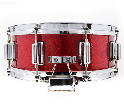 Rogers Dyna-Sonic Beavertail Lugs Red Sparkle 14" x 5" Snare Drum