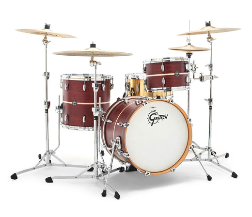 Gretsch Renown 3-piece Drum Kit in Satin Walnut with Pearl Inlay