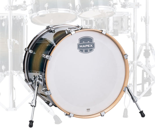 Mapex Armory 22" x 20" Bass Drum, No Bd Mount In Rainforest Burst