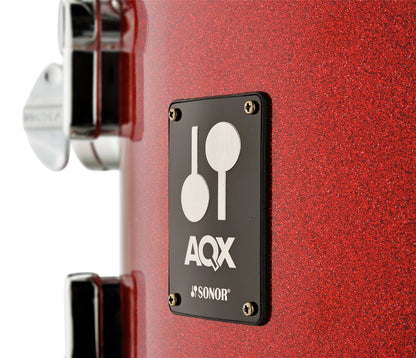 Sonor AQX Jungle Shell Pack In Red Moon Sparkle