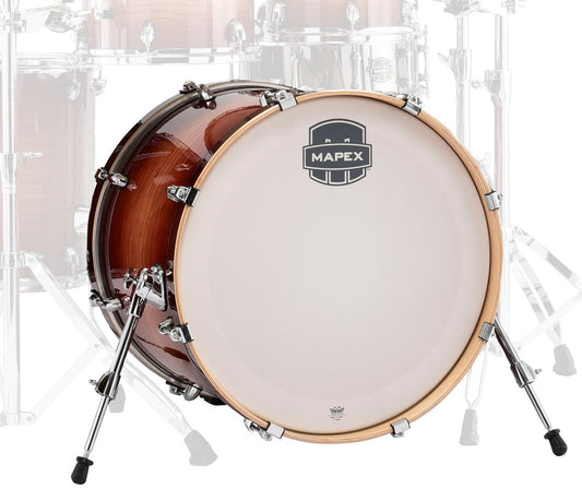 Mapex Armory 22" x 20" Bass Drum, No Bd Mount In Redwood Burst