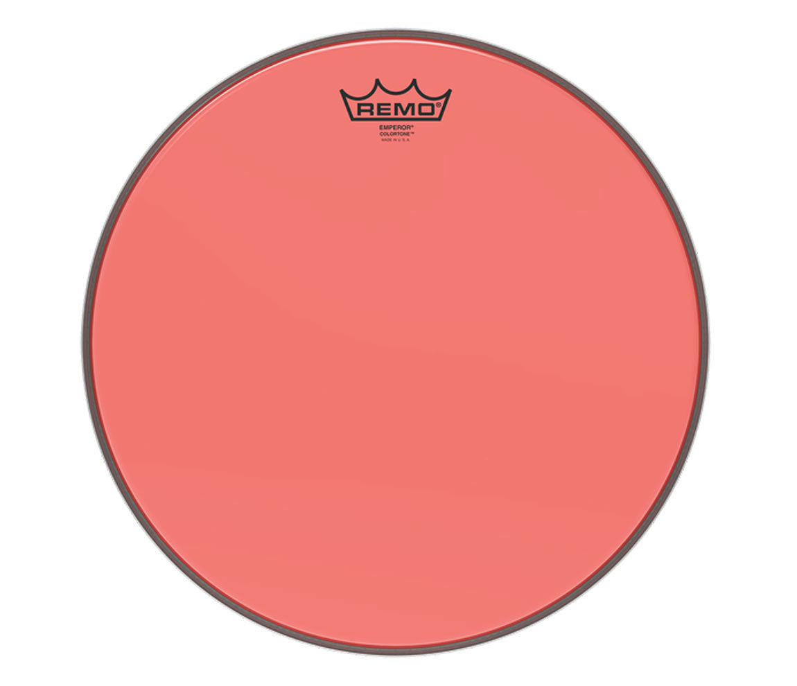 Remo 18" Emperor Red Colortone Batter Drum Head, Remo, 18", Red, Remo Colortone