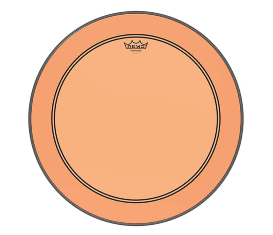 Remo 22" Powerstroke 3 Orange Colortone Batter Drum Head, Remo, Remo Colortone, Orange, 22" 