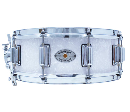 Rogers 14" x 5" Dyna-Sonic Beavertail Lugs Snare Drum - White Marine Pearl