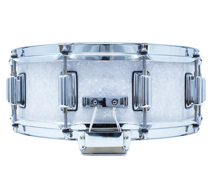Rogers 14" x 5" Dyna-Sonic Beavertail Lugs Snare Drum - White Marine Pearl