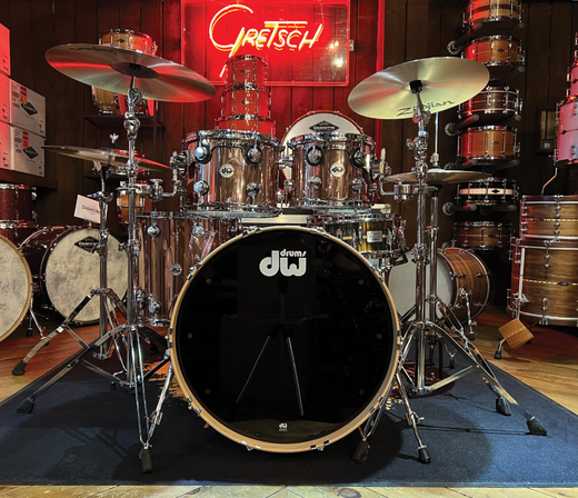 DW Collectors Series 4-piece Shell Pack in Rose Copper