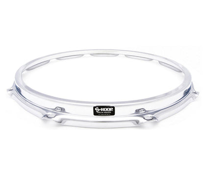 S-Hoop 14" 12 Hole 3mm Thick Chrome/Steel Marching Drum Hoop, S-Hoop, Drum Hoops, 14"