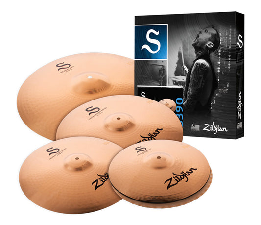 Zildjian S PERFORMER CYMBAL SET (14" HI-HATS, 16" CRASH, 18" CRASH, 20" RIDE)
