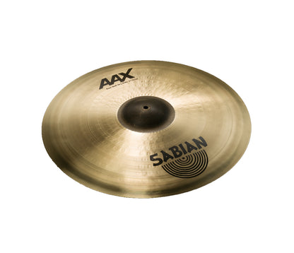 Sabian, Ride Cymbal, Size 21", Sabian AAX Series, Sabian AAX 21" Raw Bell Dry Ride