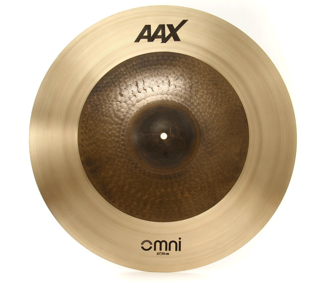 Sabian, Omni Cymbals, 22", Sabian AAX Series, Sabian AAX 22" OMNI, Natural Finish