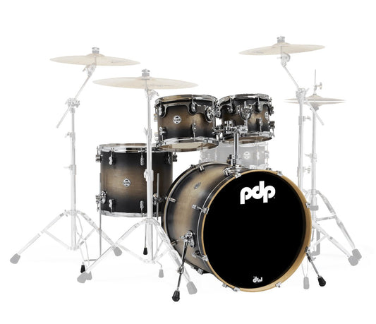 PDP By DW Concept Maple 20" 4PC Shell Pack in Satin Charcoal Burst