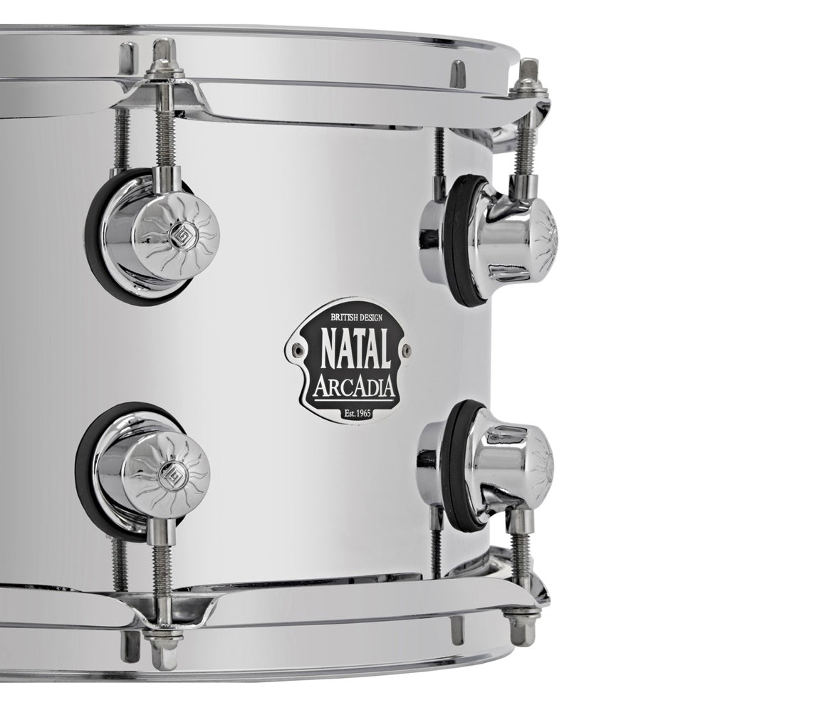 Natal Arcadia Metal SD-AR-ST46 Steel 14" x 6.5" Snare Drum, Vendor: Natal, Type: Snare Drums, Size: 14" x 6.5", SD-AR-ST46, Finish: Steel