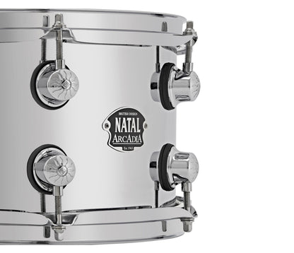Natal Arcadia Metal SD-AR-ST46 Steel 14" x 6.5" Snare Drum, Vendor: Natal, Type: Snare Drums, Size: 14" x 6.5", SD-AR-ST46, Finish: Steel