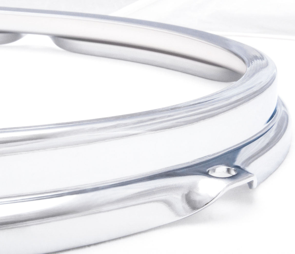 S-Hoop 14" 12 Hole 3mm Thick Chrome/Steel Marching Drum Hoop, S-Hoop, Drum Hoops, 14"