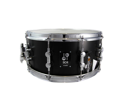 Sonor SQ1 Series 14" x 6.5" Snare Drum in Matte Black, Sonor, Sonor Drums, Snare Drums, 14" x 6.5", Sonor SQ1 Series, Matte Black, Birch Shell