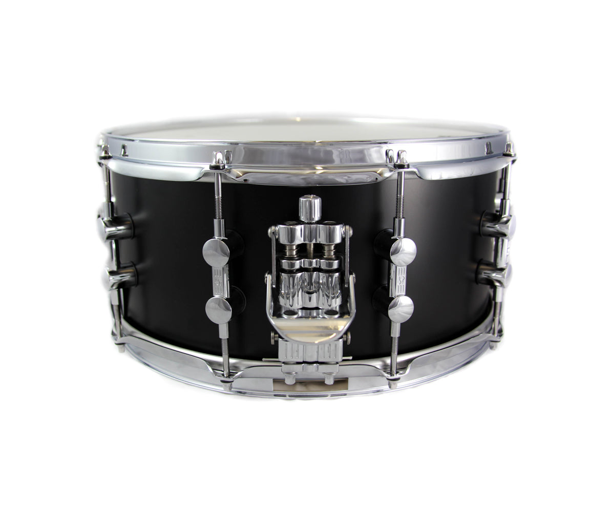 Sonor SQ1 Series 14" x 6.5" Snare Drum in Matte Black, Sonor, Sonor Drums, Snare Drums, 14" x 6.5", Sonor SQ1 Series, Matte Black, Birch Shell
