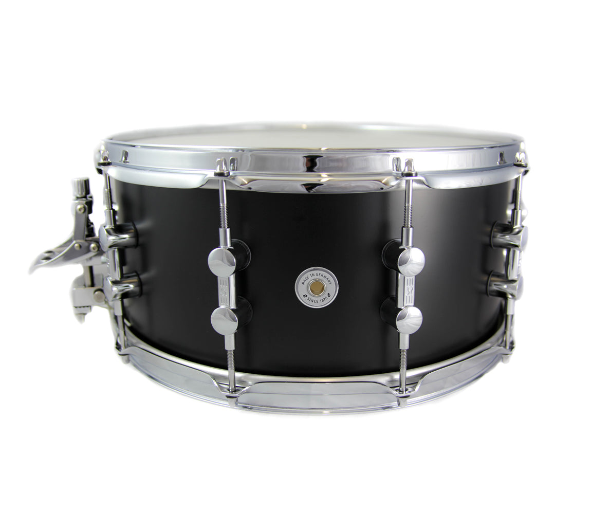 Sonor SQ1 Series 14" x 6.5" Snare Drum in Matte Black, Sonor, Sonor Drums, Snare Drums, 14" x 6.5", Sonor SQ1 Series, Matte Black, Birch Shell