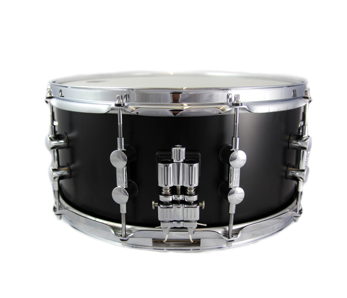 Sonor SQ1 Series 14" x 6.5" Snare Drum in Matte Black, Sonor, Sonor Drums, Snare Drums, 14" x 6.5", Sonor SQ1 Series, Matte Black, Birch Shell