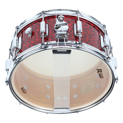 Rogers SuperTen 14" x 6.5" Wood Shell Snare Drum in Red Onyx