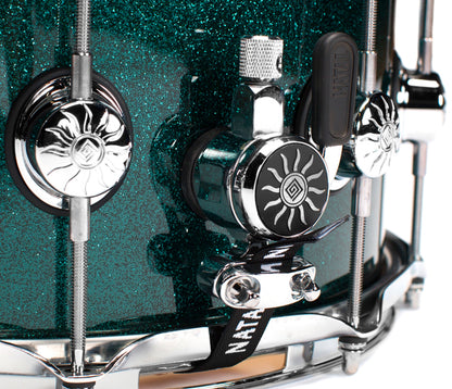 Natal, Snare Drums, STW-S465-BRG, 14" x 6.5", British Racing Green, Natal Cafe Racer British Racing Green Tulip 14" x 6.5" Snare Drum 