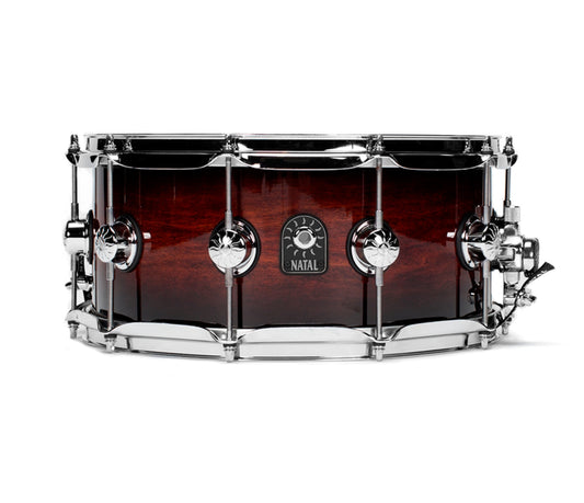 Natal, Snare Drums, STW-S465-EXO1, 14" x 6.5", Natal Cafe Racer Exotic Tulip 14" x 6.5" Snare Drum, Exotic