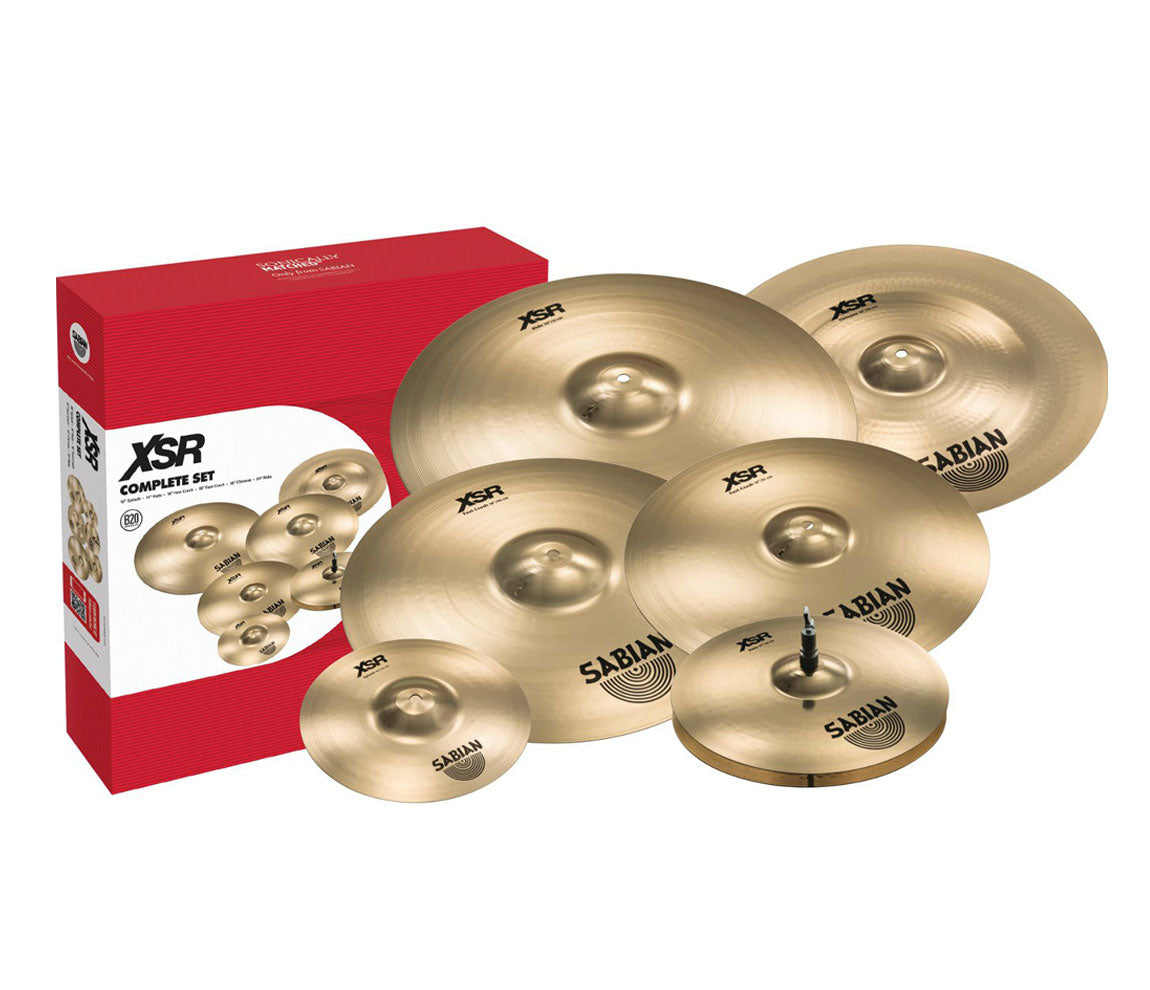 SABIAN XSR Complete Set, Sabian, Cymbal Sets, Cymbal Box Sets, Cymbal Room, Sabian XSR Series