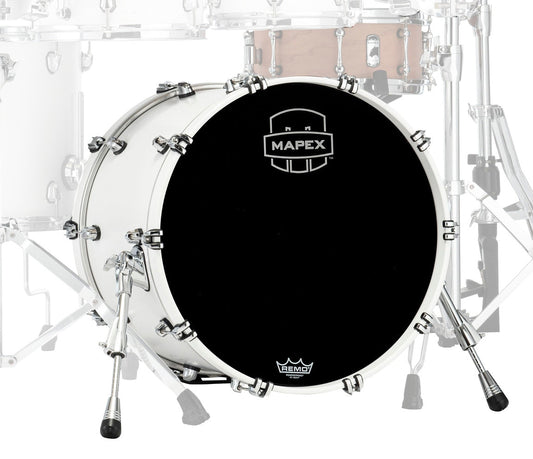 Mapex Saturn Classic 20" x 16" Bass Drum W/ Bd Mount In Satin White
