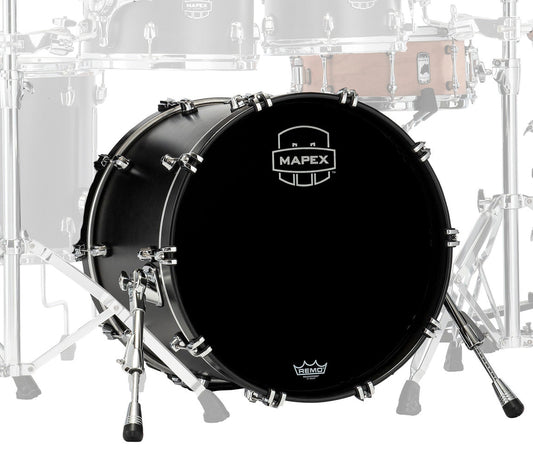 Mapex Saturn Classic 20" x 16" Bass Drum W/ Bd Mount In Transparent Satin Black