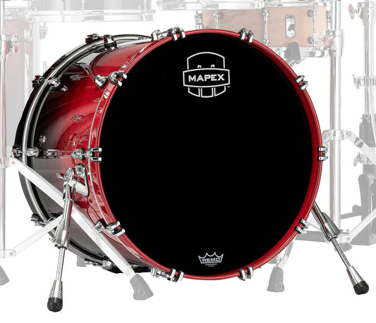 Mapex Saturn Classic 22" x 16" Bass Drum (No Mount) In Scarlet Fade