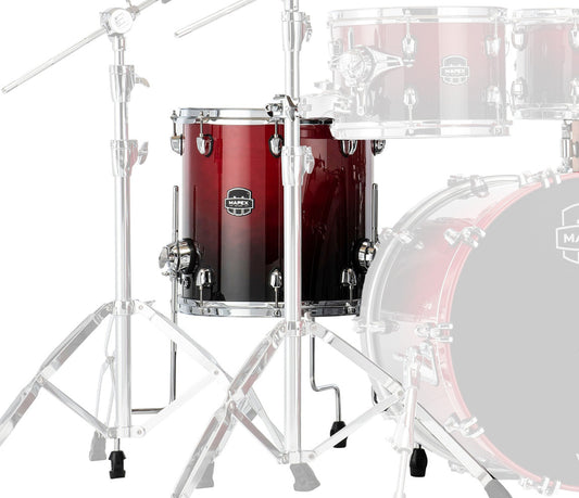 Mapex Saturn Classic 14" x 12" Floor Tom In Scarlet Fade