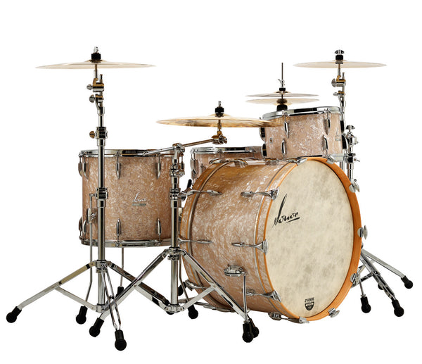 Sonor Vintage Series 3 Piece 20 Shell Pack in Vintage Pearl Drum Shop
