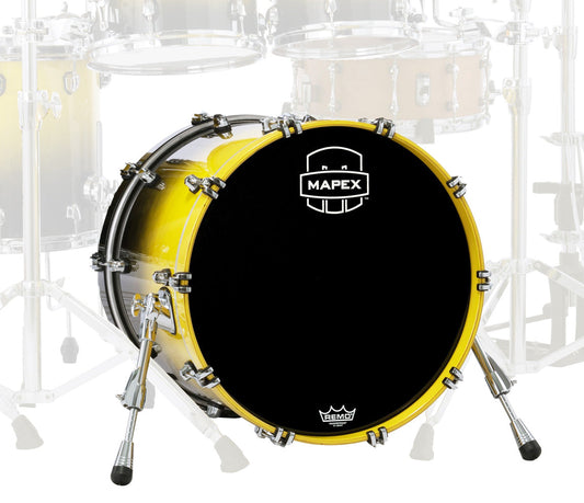 Mapex Saturn Classic 20" x 16" Bass Drum W/ Bd Mount In Sulphur Fade