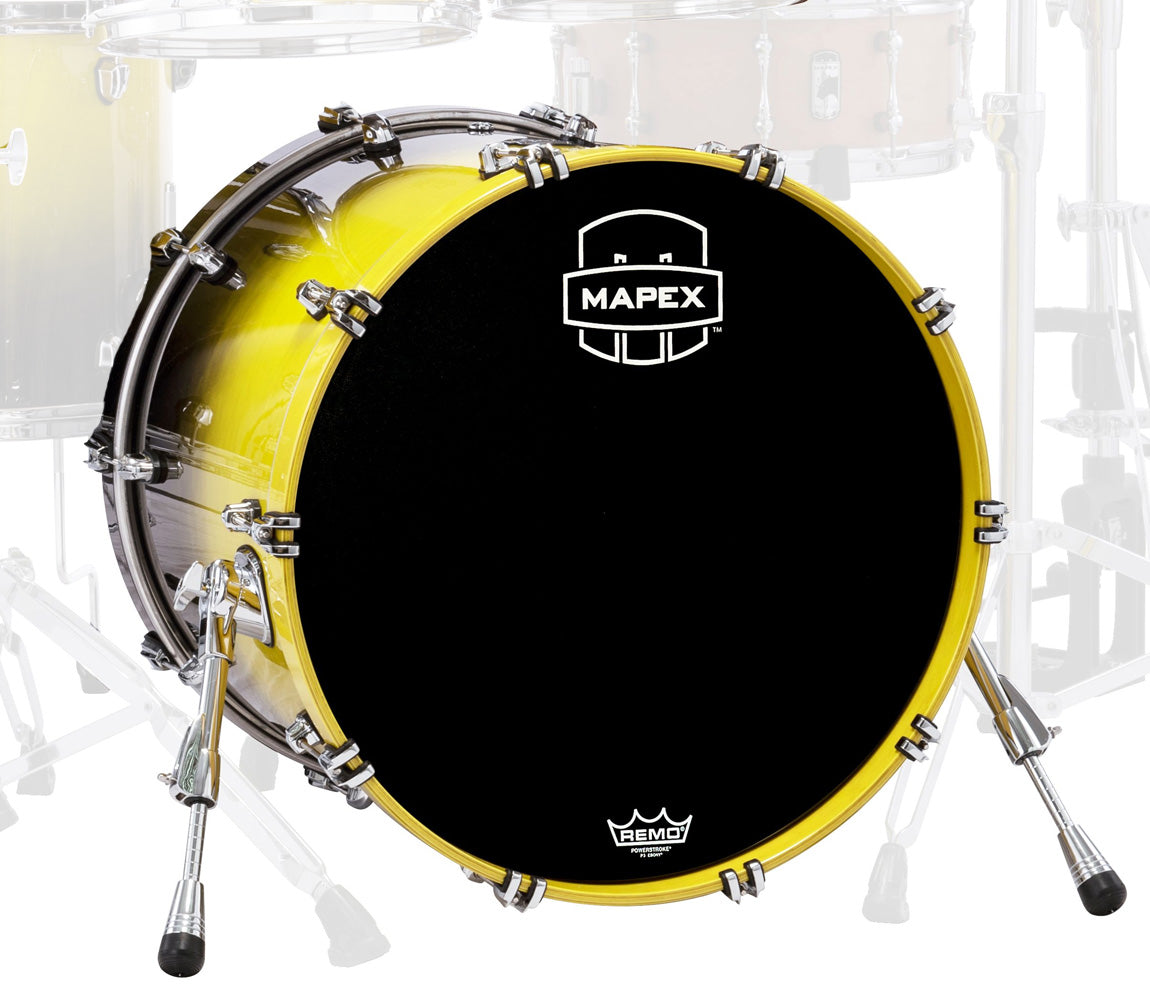 Mapex Saturn Classic 22" x 16" Bass Drum (No Mount) In Sulphur Fade