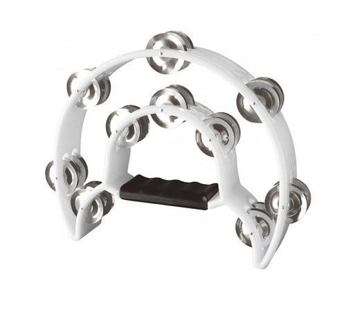 Stagg White Tambourine 20 Jingle Tambourine