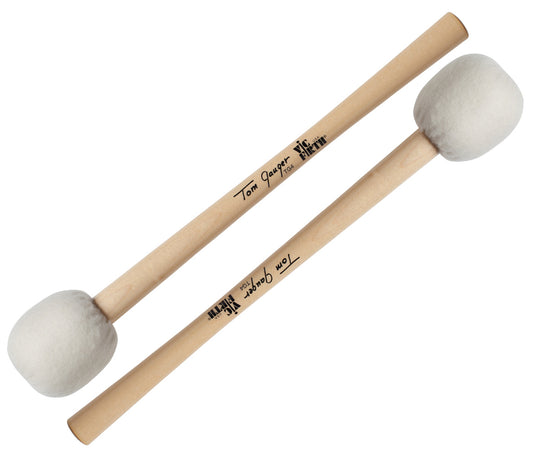 Vic Firth Tom Gauger Bass Drum Beater -- Rollers, Vic Firth, Beaters, Maple